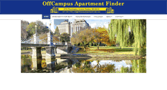 Desktop Screenshot of offcampusapartmentfinder.com